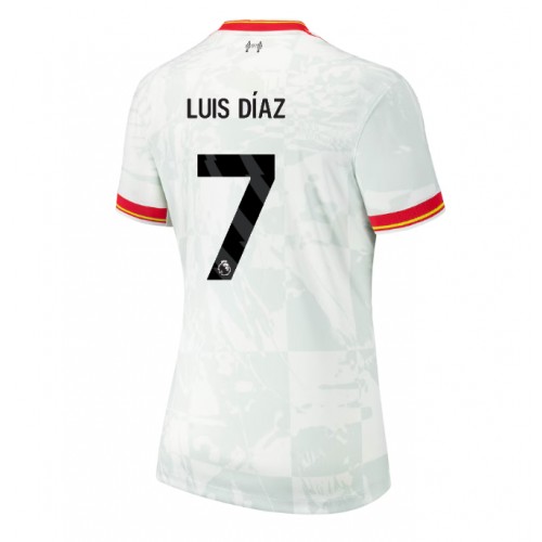 Liverpool Luis Diaz #7 Rezervni Dres za Ženska 2024-25 Kratak Rukav